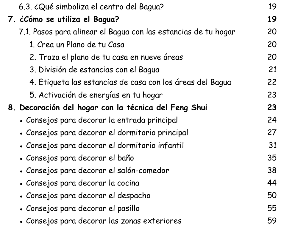 Guía Feng Shui Hogar. Cómo se utiliza el bagua. Decorar entrada casa, decorar habitación, decorar pasillo, decorar terraza, decorar patio, decorar baño, decorar lavabo, decorar comedor, decorar salón, decorar cocina, decorar balcón, decorar despacho, decorar habitacion niños, decorar con plantas, espejos y feng shui